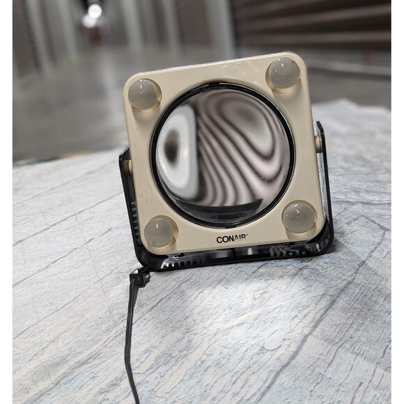 Vintage CONAIR True Reflection Lightable 2 Sided Magnifying Mirror - Picture 2 of 14